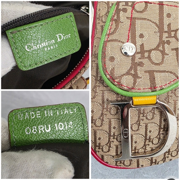 Auth Dior Rasta Trotter Saddle Bag - Picture 7 of 12
